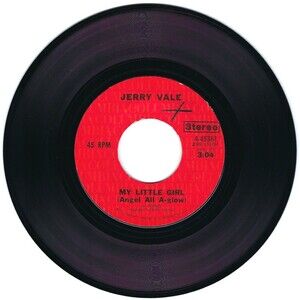 Jerry Vale ‎45 My Little Girl (Angel All A-Glow) on Columbia VG+ Pop, Vocal